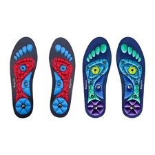 EVA Foot Massage Insoles With Reflexology Magnets Odor Resistant Cushions