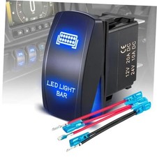 LED Light Bar Rocker Switch 12/24V 5 Pin Laser Engraved ON/Off for Polaris