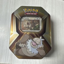 Pok mon TCG Triple Whammy Slaking Collector's Tin With 3 Foil Sealed