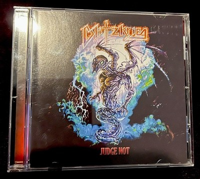 Blitzkrieg Judge Not 2018 CD is Mint Brian Ross Danish import lots pics 