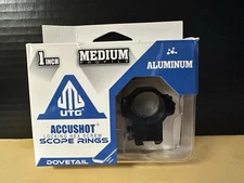 UTG Dovetail Scope Rings With Locking Hex Screws Medium Profile( New)