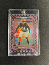 2022 Panini Prizm - Trey Hendrickson #62 Black & Red Checker Prizm