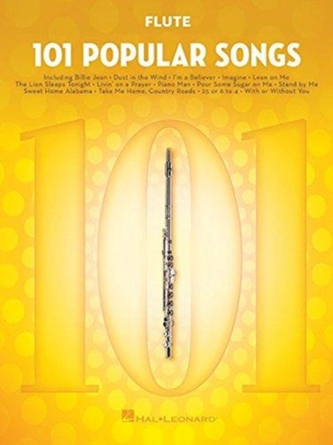 101 Popular Songs – Flute Sheet Music Songbook | Classic Pop Rock Hits for Beginners & Intermediate Players | Includes Billie Jean, Piano Man, Sweet Home Alabama, Hey Jude More: For Flute - Image 5