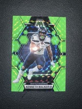 2023 Panini Mosaic Kenneth Walker III Seahawks Green Mosaic Prizm #221 /10