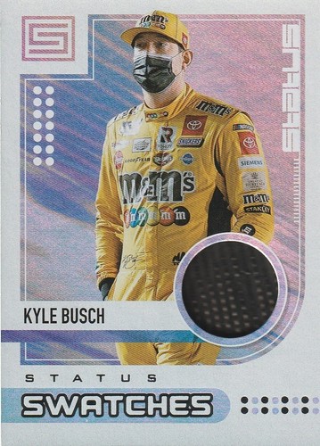 Kyle Busch #SS-KY 2021 Panini Chronicles NASCAR Status Swatches card