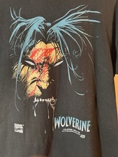Vintage 1994 Wolverine Marvel Comic Image Shirt Size Large