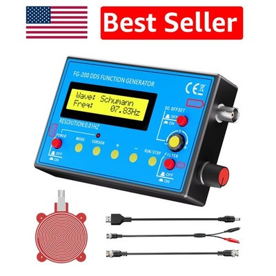 Precision 1Hz-500kHz Waveform Generator for Audio Testing - Portable & Reliable
