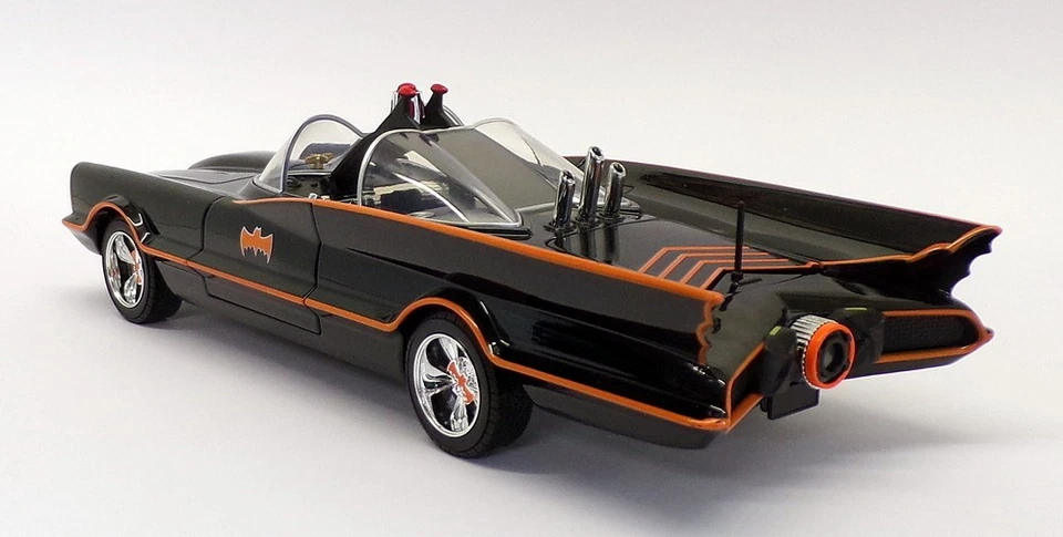 Jada 1/18 Scale 98625 - Classic TV Series Batmobile - Batman & Robin Figures - Image 2 of 4