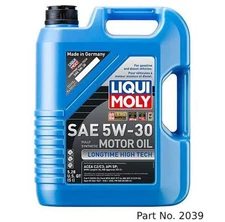 Liqui Moly Motor Oil Synthetic Gasoline and Diesel Longtime High Tech SAE 5W-30