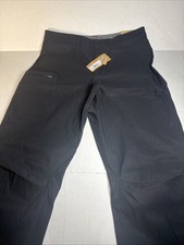 Eddie Bauer Men s MR Rainier Pant Storm Cargo UPF50 BLK HikingOutdoor NWT 34/30