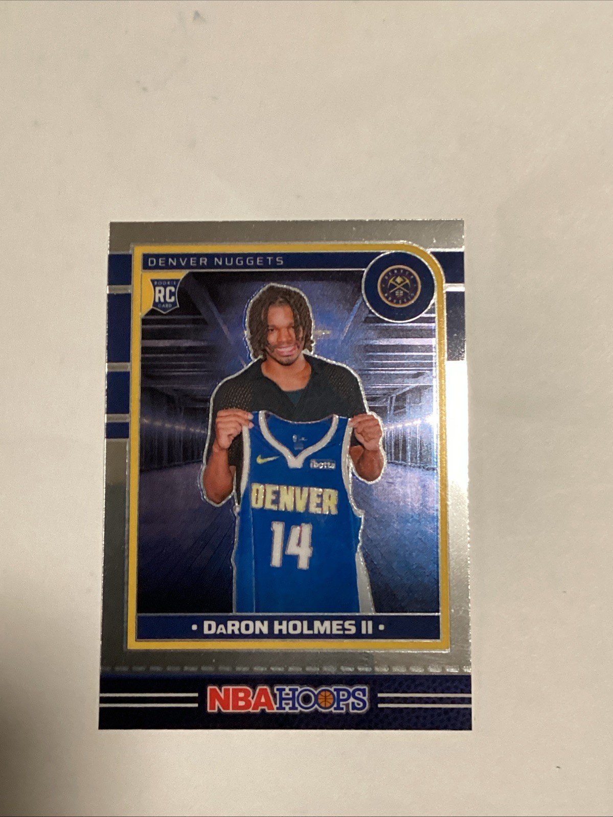 2024-25 Panini NBA Hoops PREMIUM Chrome #252 DaRon Holmes II Rookie RC Nuggets