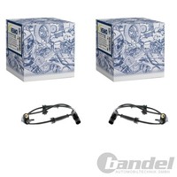 2X Vemo ABS-SENSOR Raddrehzal Vorne Passend FüR CitroËN Berlingo C1 Peugeot 107