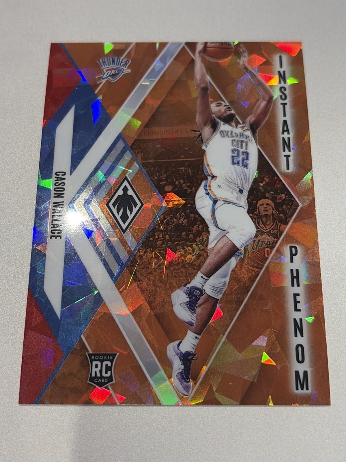 Cason Wallace 2023-24 Panini Phoenix Instant Phenom Orange Ice /249 #7 Rookie RC
