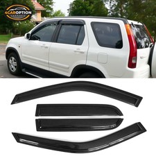 Fits 02-06 Honda Crv Acrylic Window Visors Rain Sun Guard Vent Guard 4pc Set