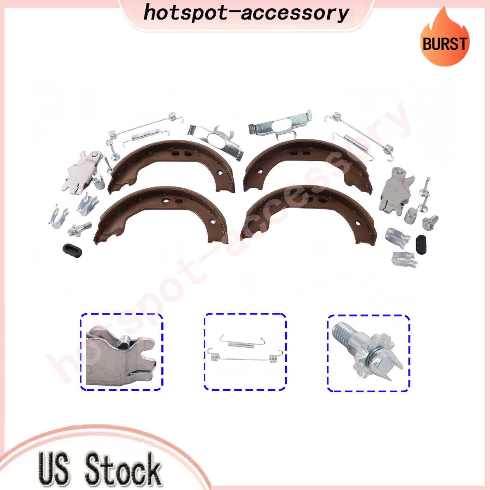 Maserati Ghibli 2014-2016 Parking brake shoe