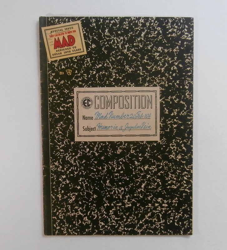 VINTAGE MAD MAGAZINE FEBRUARY 1955 VOL 1 NO 20 NOTEBOOK ISSUE EC COMIC 10 CENT