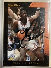 Alabama Basketball Melvin Cheatum Signed card 