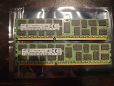 Samsung 32GB 2x16GB PC3-14900 DDR3-1866 ECC Reg M393B2G70DB0-CMA