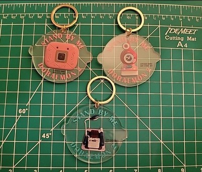 Doraemon 2 Stand by Me Acrylic Key Charm Pieces Bundle Anime Animation Lot Of 3