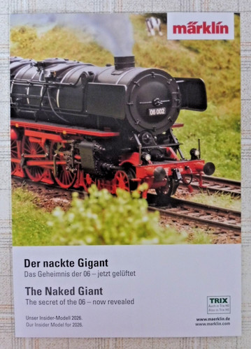 Märklin H0 39661, Das Geheimnis der BR 06 - jetzt gelüftet, POSTER, NEU | Zustand: Neu