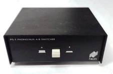 Niles Audio Model PS-1 Turntable Phono / Aux A-B Stereo Switcher W Ground