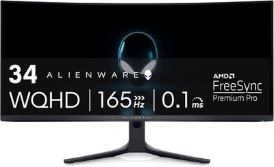 Dell Alienware AW3423DWF 34-inch QD-OLED 165Hz Gaming Monitor