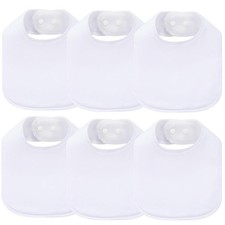 8 Pack Baby Bibs Unisex Adjustable Drooling Bibs with Snaps Ultra Soft Absorb...
