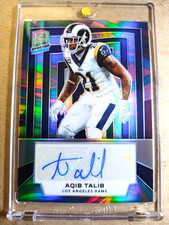 2019 Aqib Talib Panini Spectra Autograph Marble Prizm 1/4 MINT 🔥🔥🔥
