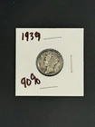 1939 Mercury Dime 10c Silver Uncirculated 10 Cents US Type Coin 90% Silver
