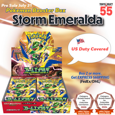 Storm Emeralda Booster Box Japanese w/Shrink M6 Pokemon Card Game PSL