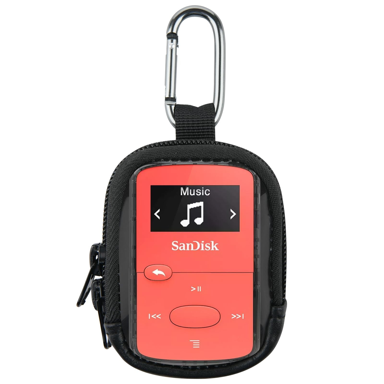 Case Carry Bag With Sandisk Clip Jam/clip Sport Plus/clip Sport Go...