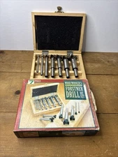7-PC FORSTNER DRILL BIT SET – woodworking bits, flat bottom hole, drills, tools