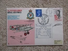 1972 RAF SIGNED COVER, 32nd ANNIV OF THE BATTLE OF BRITAIN, BF 1302 PS & FRENCH