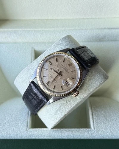 Vintage 1973 Rolex 1601 - 36mm - Pie-Pan Linen Dial - Serviced
