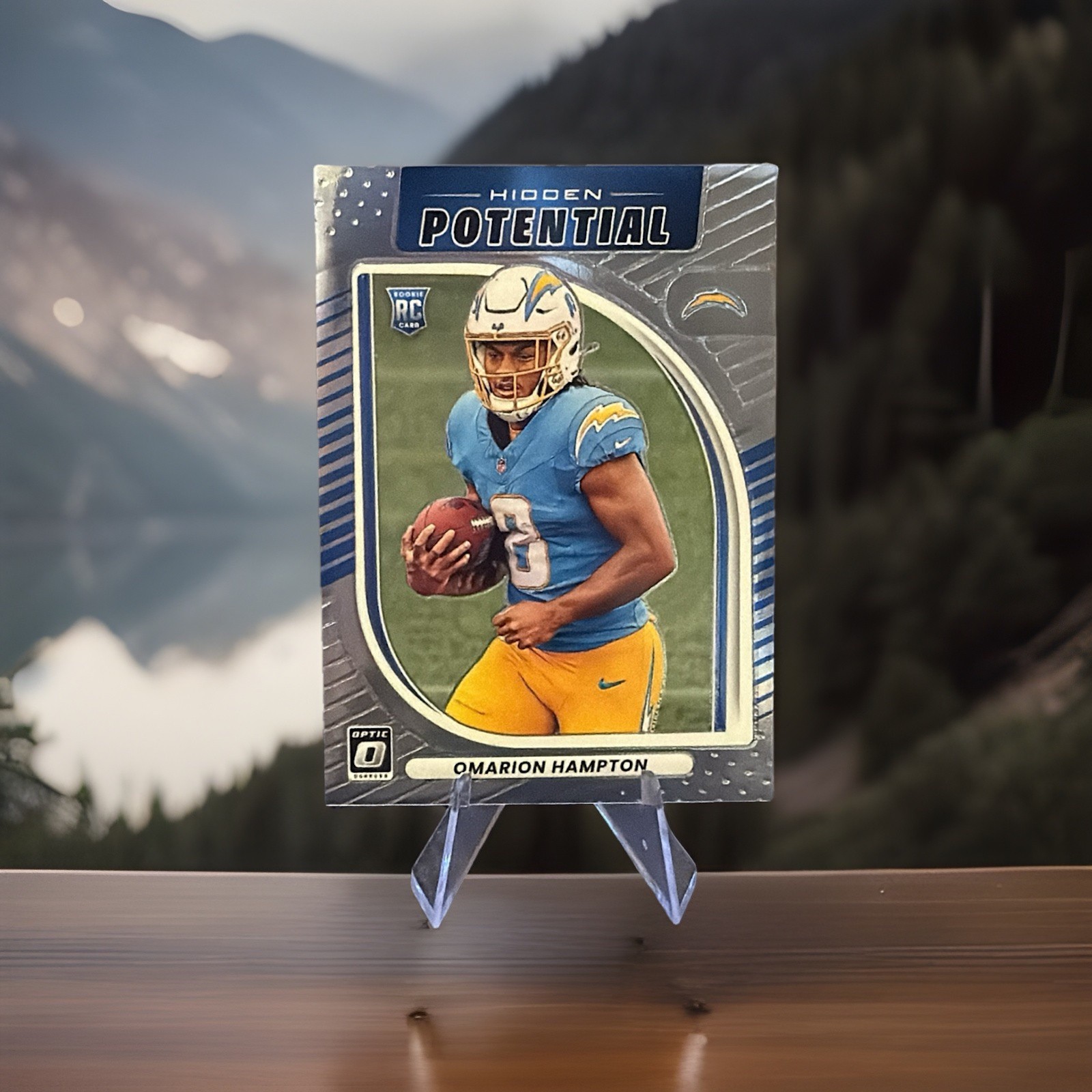 2025 Panini Donruss Optic - Hidden Potential Omarion Hampton #9 (RC)