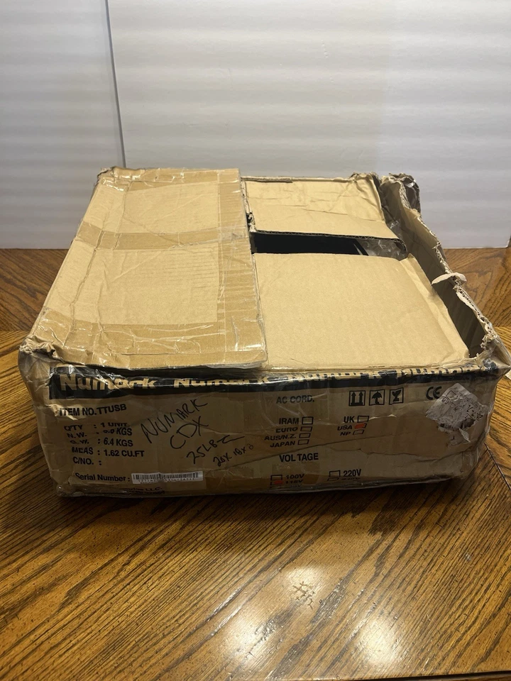 Numark CDX DJ Professional Direct Drive CD Player In Orig Box See Description - Image 2 of 4