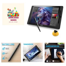 Graphic Tablet with Passive Pen - 15.6" Full-Laminated Technology Art Monitor...