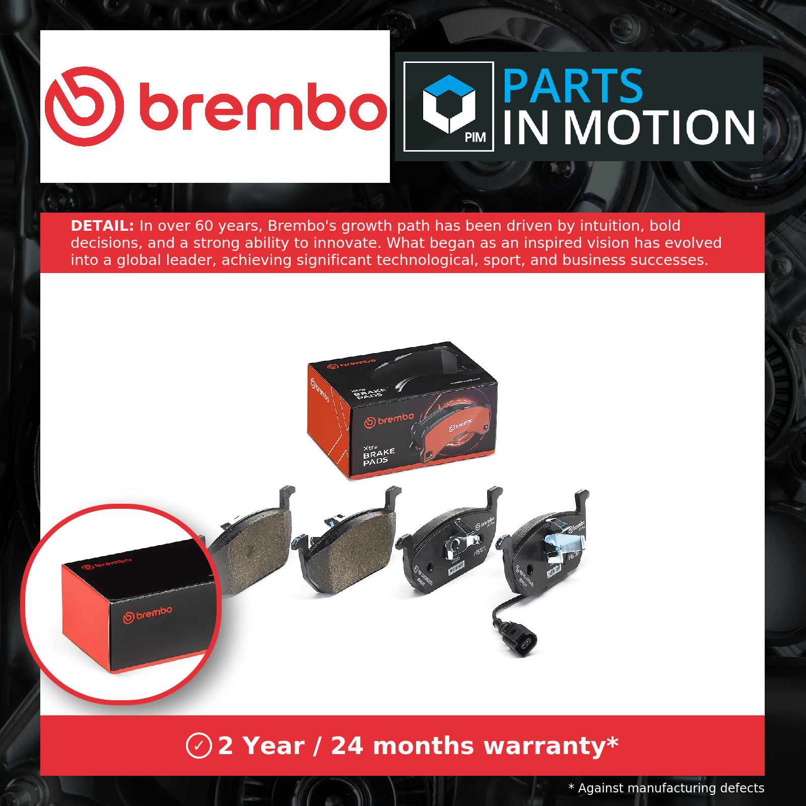 ✅Fits BREMBO P 85 137X HAM PADS. PRZEDNIE XTRA FRONT Teves AUDI/SEAT ⭐UK Seller⭐ - Image 15