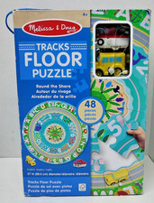 Melissa  Doug Tracks Floor Puzzle 48 Piece