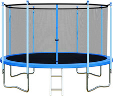 Trampoline Outdoor 12FT 14FT with Enclosure and Ladder, ASTM Approved Recreation