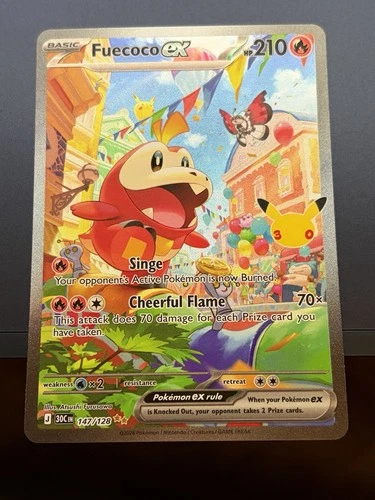 Fuecoco ex 147/128 30th Celebration Special Illustration Rare Pokemon Card