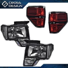 Tail Light Brake+Side Clear Corner Headlights Fit For 2009-14 Ford F-150 Pickup