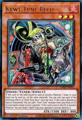 #ad *** KEWL TUNE RECO *** 1ST EDITION ULTRA RARE PHRE EN033 YUGIOH $9.95