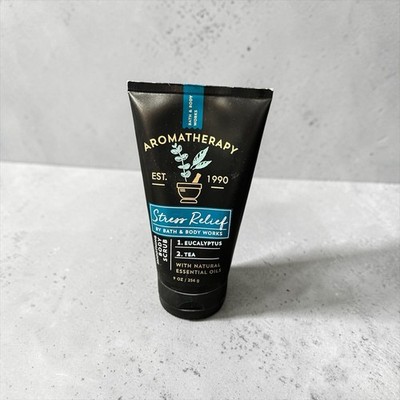 Bath And Body Works Aromatherapy Stress Relief Eucalyptus Tea Body Scrub New