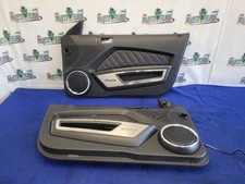 2011-2014 Ford Mustang Gt Coupe Pair Front Door Panels Shaker Card Read 2856