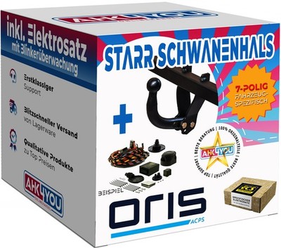 ORIS AHK für Ford C-Max 10-19 starr + 7-pol ECS ES SPEZ