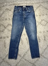 AGOLDE Nico High Rise Slim Fit Jeans Button Fly Medium Wash Size 26