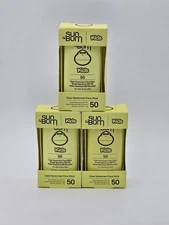 3 Pack Sun Bum Kids Clear Sunscreen Face Stick SPF 50 Water Resistant 80 Minutes