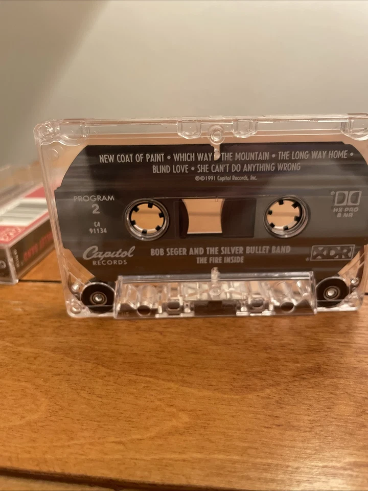 Bob Seger And The Silver Bullet Band - The Fire Inside Cassette Canada Release - Image 4 of 4
