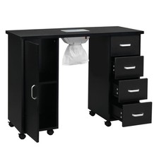 Manicure Nail Table with Electric Dust Collector Nail Beauty Technician Desk